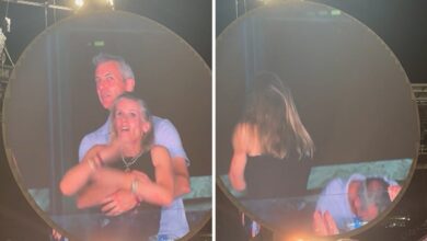 Кристин Кабот из Цолдплаи Цоупле-а стиже на плажу у Мајамију Кристин Кабот из Цолдплаи Цоупле-а стиже на плажу у Мајамију