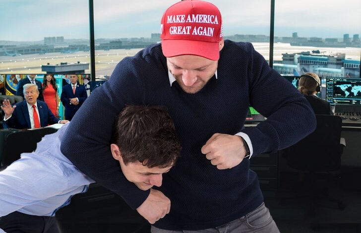 Контрола ваздушног саобраћаја борба је била преко Трумповог Деи-а, тврдње адвоката Контрола ваздушног саобраћаја борба је била преко Трумповог Деи-а, тврдње адвоката