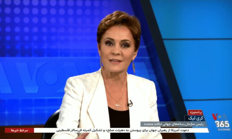 Kari Lake promotes Trump on Voice of America. Does that break the law? : NPR Kari Lake promotes Trump on Voice of America. Does that break the law? : NPR