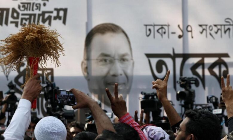 Тарикуе Рахман, из присилног изгнанства у Лондону да би обновио породичну династију