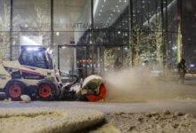 школе и саобраћај затворени а склоништа загрејана