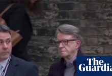 Питер Менделсон ухапшен под сумњом за недолично понашање на јавној функцији | УК вести