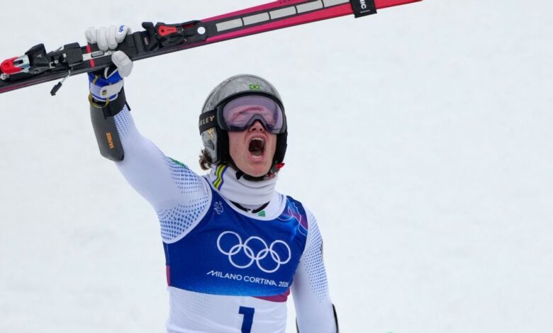 Бразилац Лукас Пињеиро Братен освојио је олимпијско злато у велеслалому
