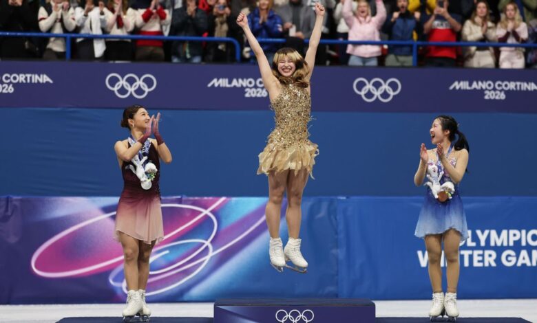 Alysa Liu’s unlikely Olympic gold medal caps off a roller-coaster week in figure skating