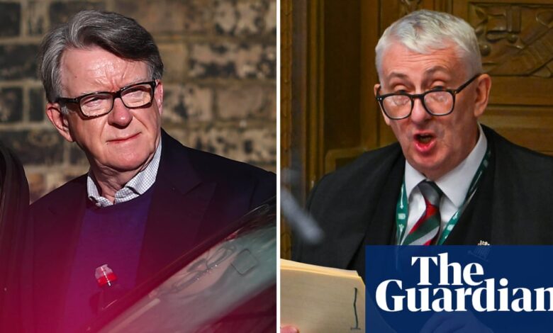 Мет се извињава говорнику Цоммонс-а што је поделио дојаву са Менделсоновим адвокатима | УК вести