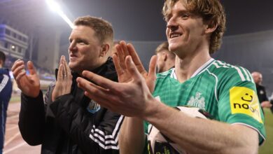 Еди Хау каже да изједначење није завршено упркос победи Њукасла 6-1 у гостима код Карабага