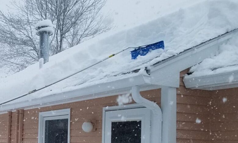 Да ли пада снег где сте? Надам се да имате кровне грабље