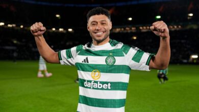 Звезда Селтика на ономе што је Окладе-Цхамберлаин показао на тренингу