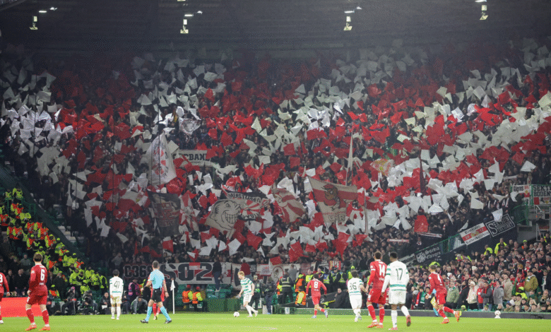 Присталице Штутгарта у поруци Зелене бригаде у Селтик парку