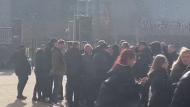 Гледајте како се столица Селтика обраћа подршци уочи сукоба Хибса