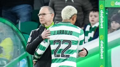 Јулиан Араујо недостаје док Мартин О’Неилл даје ажурирање Селтика Јулиан Араујо недостаје док Мартин О’Неилл даје ажурирање Селтика