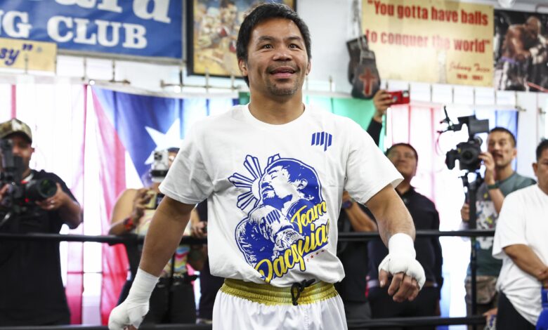 Изложбени меч Маннија Пакјаа још није завршен уочи боксерске борбе Флојда Мејведера