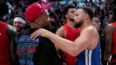 Дамиан Лиллард објављује Степх Цурри ДМ о Епиц 2027 НБА такмичењу у 3 поена на фотографији у тренду