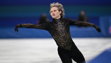 ‘Куад Год’ Илиа Малинин задиркиван за ‘Сометхинг Специал’ у финалу Олимпијског уметничког клизања у видеу