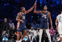 Погледајте масивне руке Кавхи Леонарда у поређењу са Кевином Дурантом на ИГ фотографији са Алл-Стар утакмице