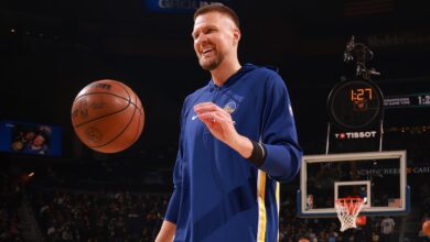 Кристапс Порзингис реагује на деби ратника у повратку после повреде после пораза од Селтикса