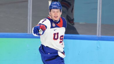 „Тамо је мржња“, Американац Брејди Ткачук говори о хокејској утакмици за олимпијску златну медаљу против Канаде против Канаде.