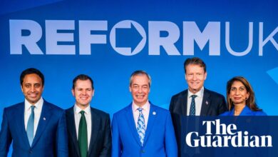 Најџел Фараж открио Реформ УК тим предњача и упозорава на неслагање | Реформ УК Најџел Фараж открио Реформ УК тим предњача и упозорава на неслагање | Реформ УК