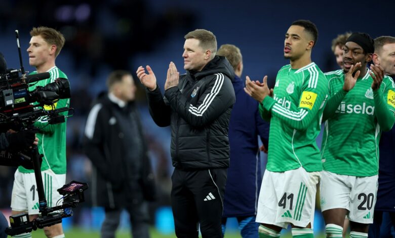 Еддие Хове сматра да се судије сада превише ослањају на ВАР након грешака у победи Њукасла Еддие Хове сматра да се судије сада превише ослањају на ВАР након грешака у победи Њукасла