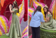 Мис универзума Фатима Бош изненада се срушила на Параде Флоат, на видеу