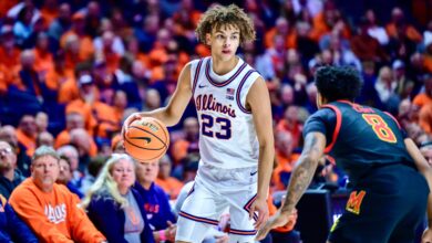 Китон Ваглер из Илиноиса је стоик на терену, али његова чудовишна прва година је историјска