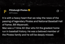 Билл Мазероски преминуо је у бејзболској кући славних у 89