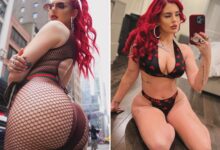 Јустина Валентине ватрене фотографије за прославу свог 39. рођендана