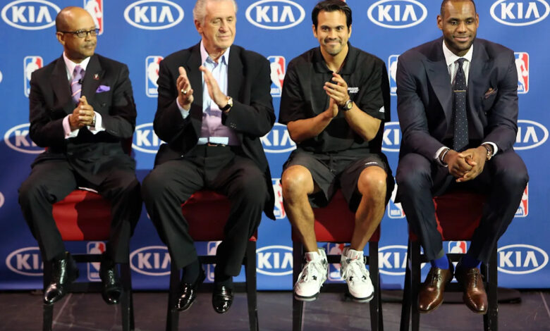 Леброн Џејмс, Пет Рајли се присећају онога што је могло да буде да је трчање на Хеат-у дуже трајало