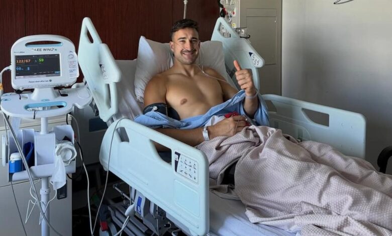 Победник АФЛ премијера Иван Солдо дели новости из болнице да је каријера угрожена