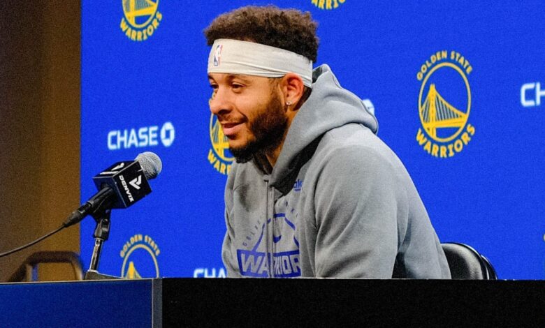 Ратници дају Сету Карију, млађем брату Стефа Карија, обавештење о повредама Ратници дају Сету Карију, млађем брату Стефа Карија, обавештење о повредама