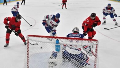 Маклин Целебрини из Сан Хозеа Шаркса разочаран после Зимских олимпијских игара у Милану