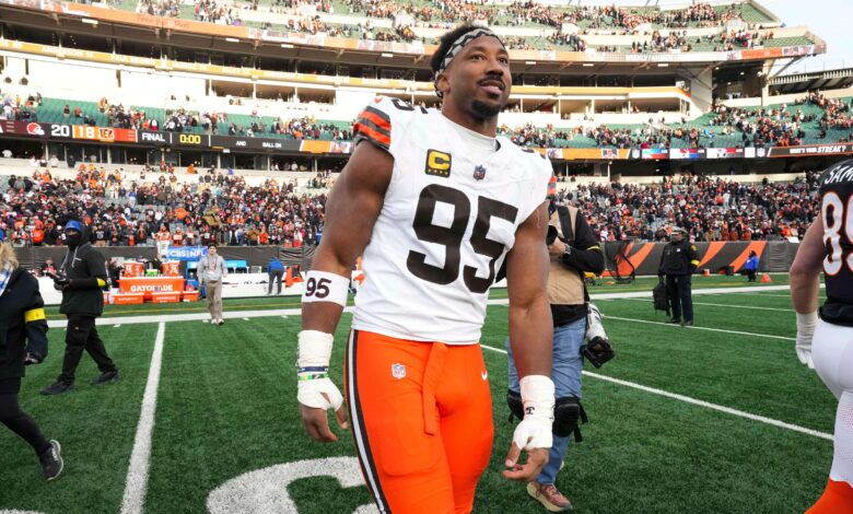 Милес Гарретт гледа филмове ‘Годзила’ прије утакмица, Бровнс Стар говори о НФЛ-у укида рекорд