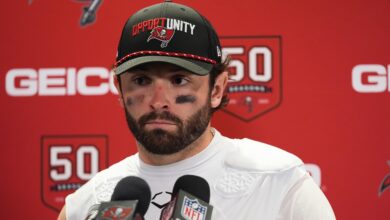 Бејкер Мејфилд уговор, Мајк Еванс слободна агенција о коме је разговарао Буцс ГМ Џејсон Лихт у НФЛ комбинату Бејкер Мејфилд уговор, Мајк Еванс слободна агенција о коме је разговарао Буцс ГМ Џејсон Лихт у НФЛ комбинату