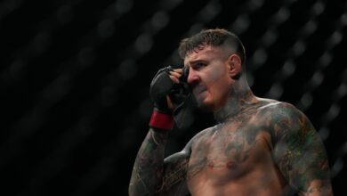 Том Аспинал објашњава проблеме на тренингу јер повреда ока и даље траје за УФЦ шампиона Том Аспинал објашњава проблеме на тренингу јер повреда ока и даље траје за УФЦ шампиона