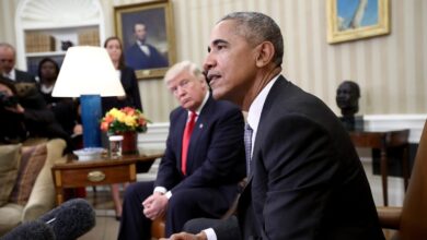 Обама одговара на Трампов видео о мајмуну са вештачком интелигенцијом на којем се види Мишел Обама Обама одговара на Трампов видео о мајмуну са вештачком интелигенцијом на којем се види Мишел Обама