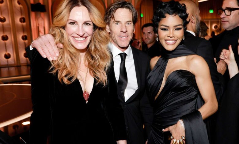 Теиана Таилор је рекла Џулији Робертс „не прилази ни центиметар ближе“ када су се упознали