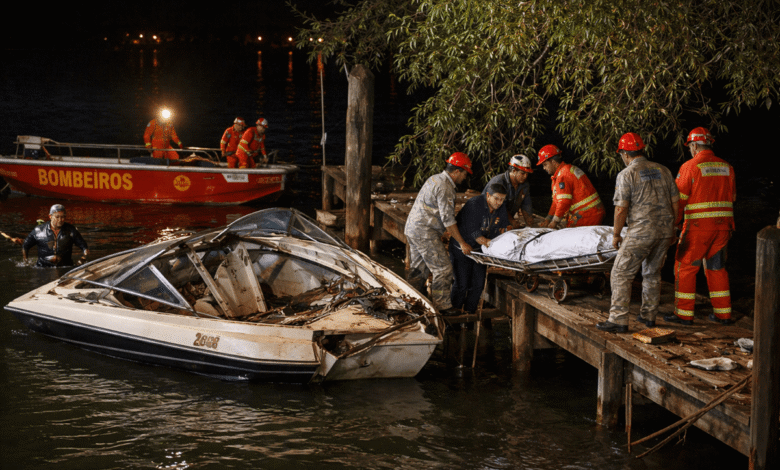 Шест мртвих и троје повређених након што се чамац срушио на док у Бразилу