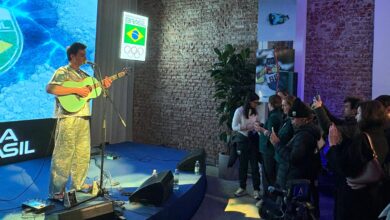 Олимпијско путовање сноубордера Пата Бургенера обухвата планине уз музику Олимпијско путовање сноубордера Пата Бургенера обухвата планине уз музику