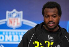 Руебен Баин Јр. из Мајамија одговара на забринутост због дужине руке у НФЛ комбинату уочи драфта 2026.