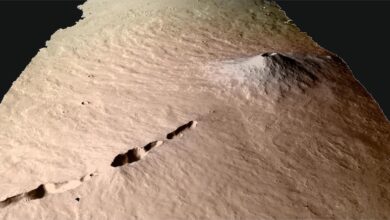 Најновији вулкани на Марсу били су изненађујуће активни