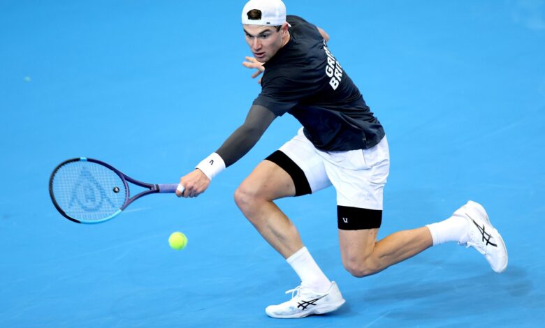 Џек Дрејпер открива како је избегао тениски балон након успешног повратка у Дејвис куп Џек Дрејпер открива како је избегао тениски балон након успешног повратка у Дејвис куп