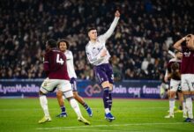 Манчестер јунајтед има велику сребрну линију од првог меча Мајкла Керика у Вест Хему