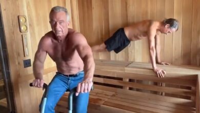 РФК Јр. и Кид Роцк снимају видео о тренингу без мајице