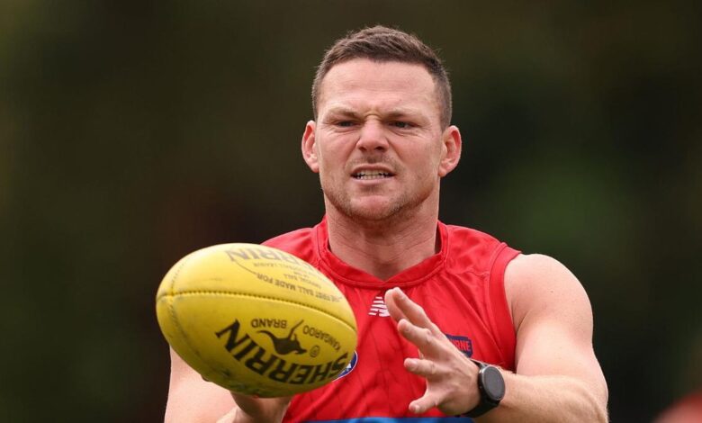 Ветеран из Мелбурна Стивен Меј изостао је са тренинга шест недеља након отварања АФЛ-а