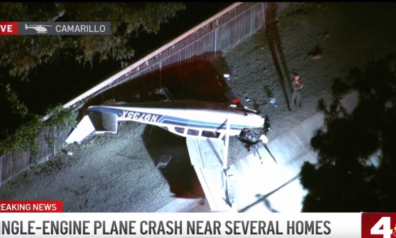 Мали авион се срушио у округу Вентура, две су повређене