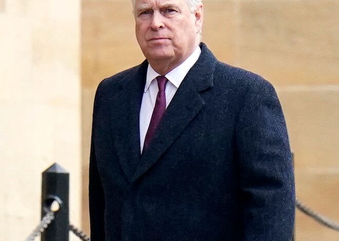 Андрев Моунтбаттен-Виндсор виђен први пут од хапшења