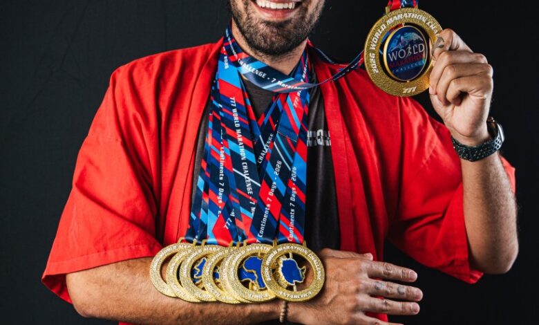 Човек трчи 7 маратона на 7 континената за 7 дана за децу Ст. Јуде Човек трчи 7 маратона на 7 континената за 7 дана за децу Ст. Јуде