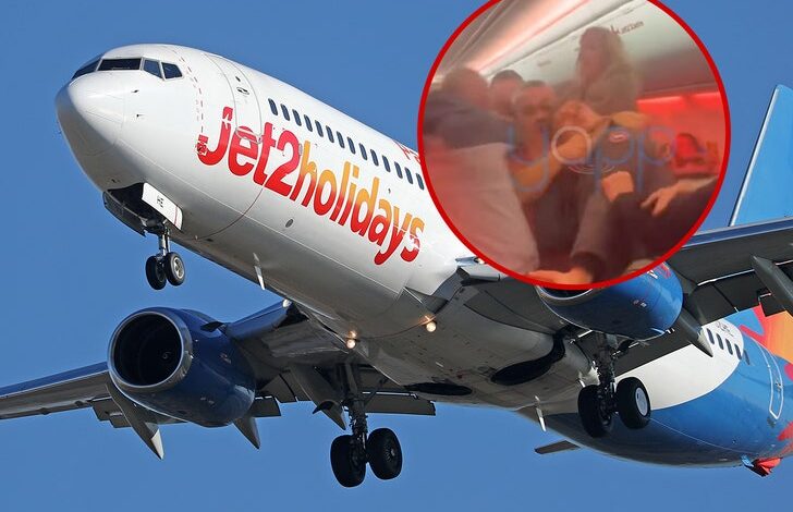 Доживотно забрањени путници након луде туче на лету Јет2, погледајте видео