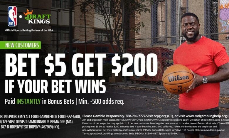 Користите ДрафтКингс промотивни код да бисте добили 200 долара у бонус опкладама циљајући Дуке-Сирацусе, Иова Стате-Хустон у понедељак Користите ДрафтКингс промотивни код да бисте добили 200 долара у бонус опкладама циљајући Дуке-Сирацусе, Иова Стате-Хустон у понедељак