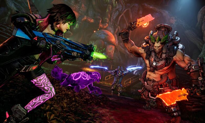 Таке-Тво хит пауза на Свитцх 2 порту Бордерландс 4